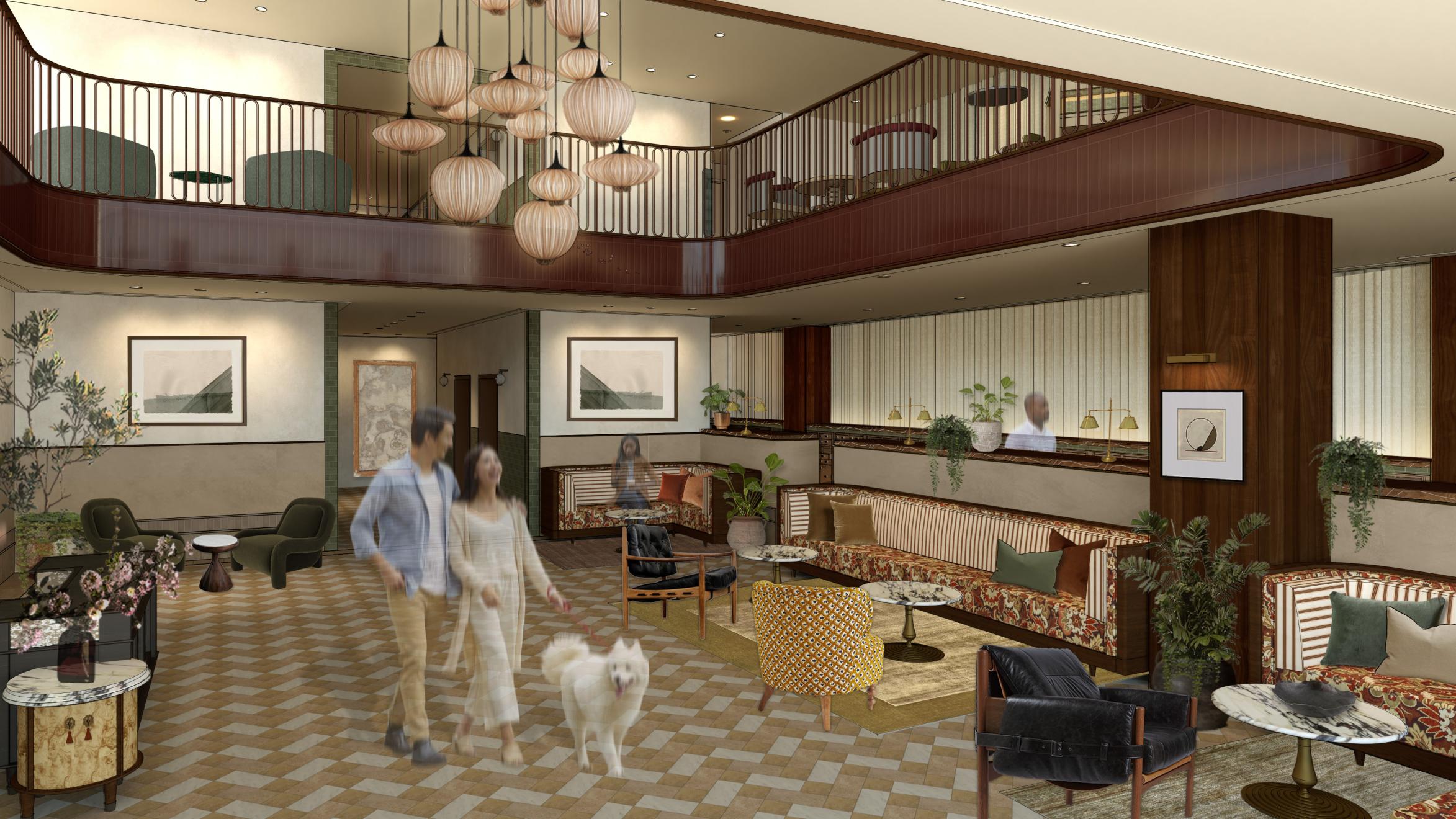lobby rendering lobby rendering